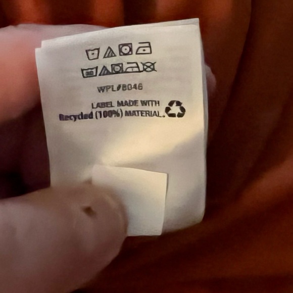 NWT Alfani orange sheer overlay blouse size 1X. E#106 - Picture 7 of 8